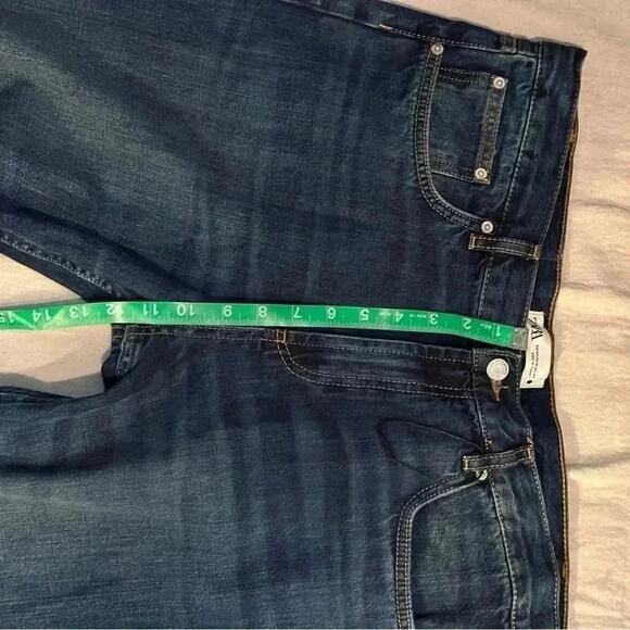 Zara jeans the selvedge slim dark denim size 12 - Picture 5 of 6